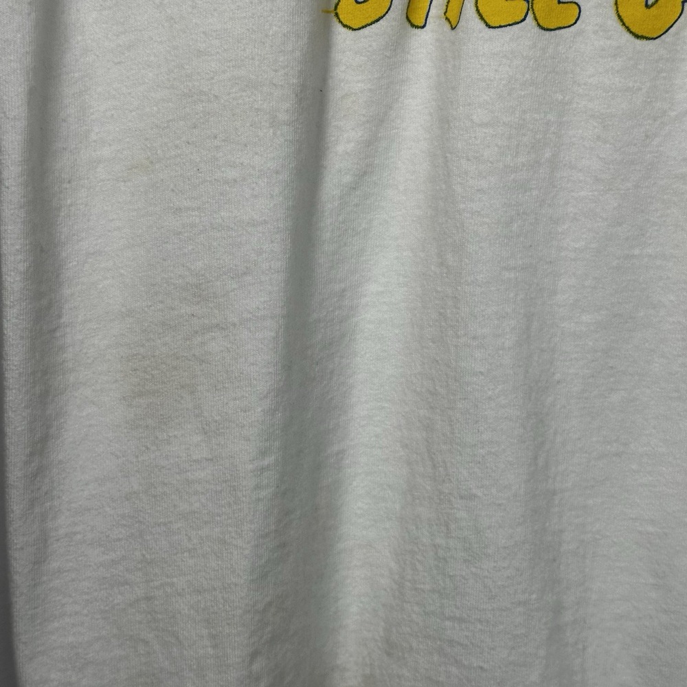 Atlanta Braves T Shirt Graphic Print Cotton White Size L Vtg 90s Y2K - Picture 6 of 9